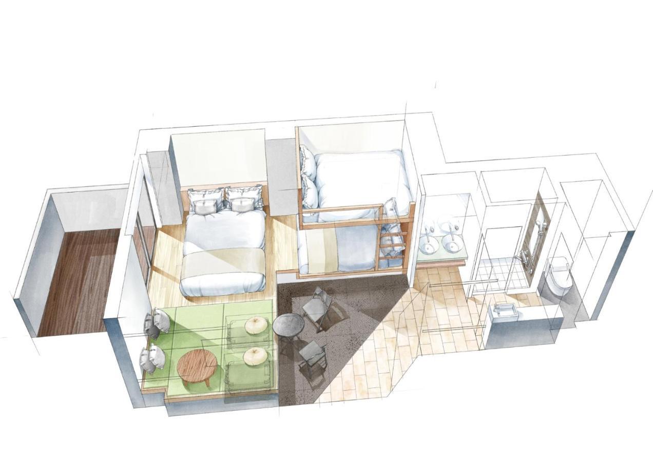 Sakura Cross Hotel Ueno Iriya Annex طوكيو المظهر الخارجي الصورة